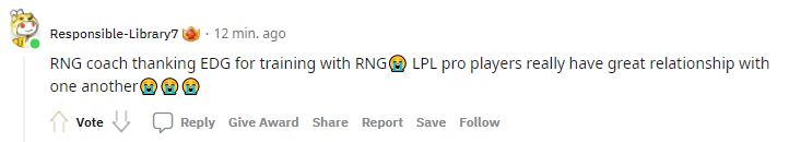 Reddit热议RNG夺冠：T1第五局BP太差 朱开教练达成大满贯